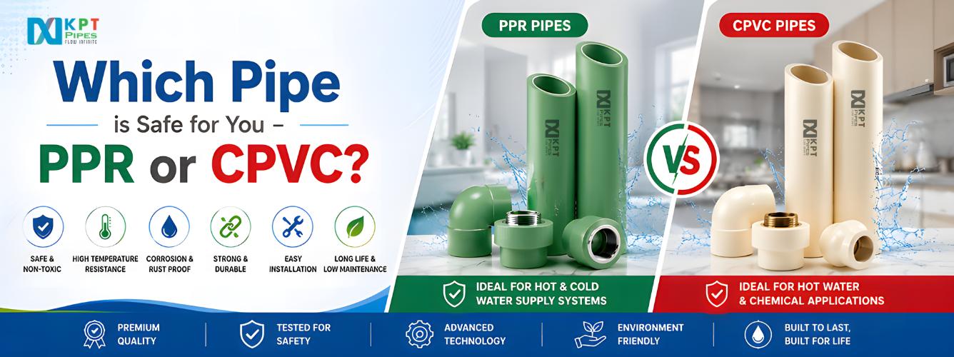 Which Pipe is Safe for You – PPR or CPVC?