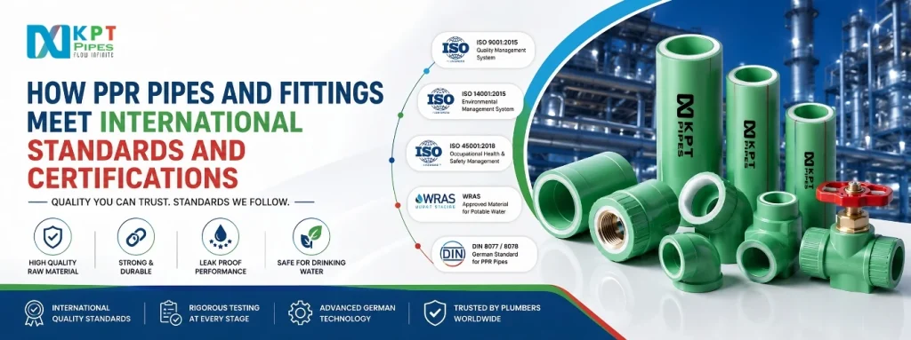 How PPR Pipes and Fittings Meet International Standards and Certifications