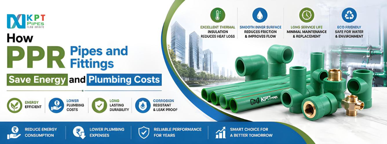 How PPR Pipes and Fittings Save Energy and Plumbing Costs