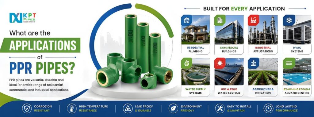 applications of PPR Pipes