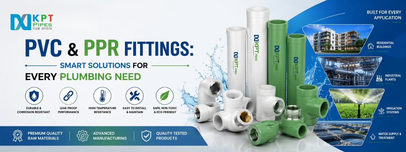 PVC & PPR Fittings: Smart Solutions for Every Plumbing Need