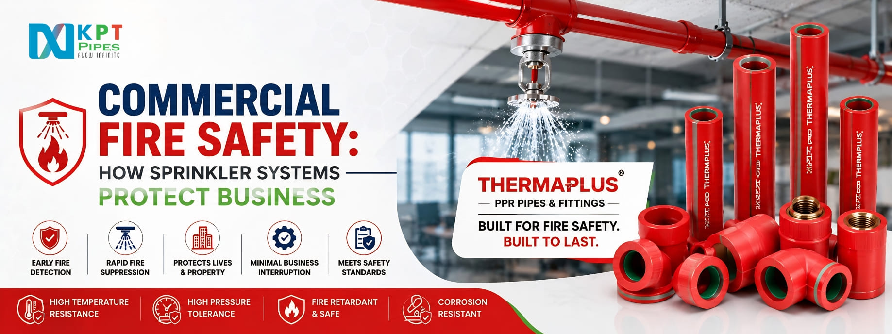Commercial Fire Safety: How Sprinkler Systems Protect Business