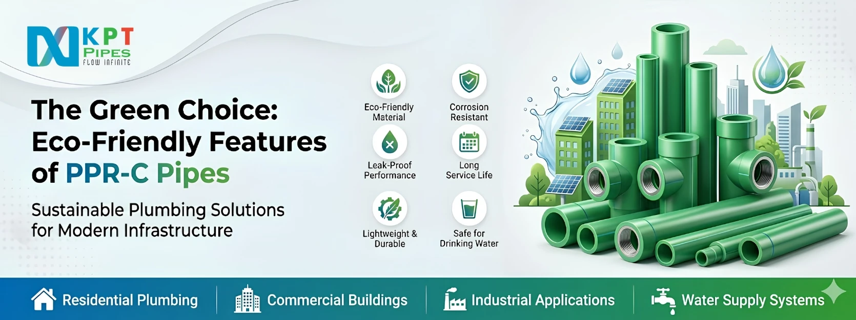 The Green Choice: Eco-Friendly Features of PPR-C Pipes