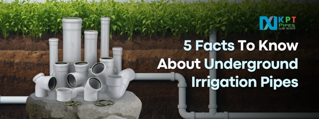 5 Facts To Know About Underground Irrigation Pipes