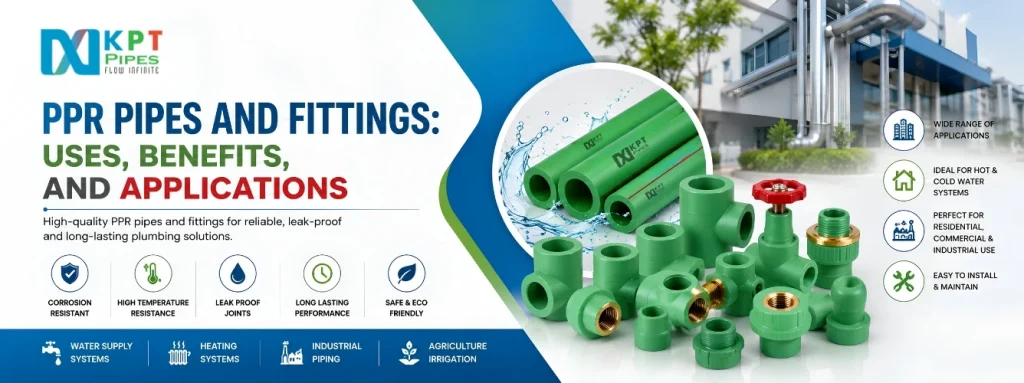 PPR Pipes and Fittings: Uses, Benefits, and Applications