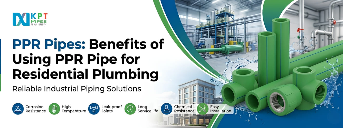 PPR Pipes: Benefits of Using PPR Pipe in Residential Plumbing