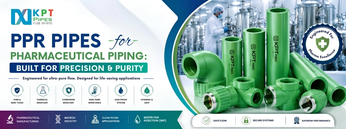 PPR Pipes for Pharmaceutical Piping: Built for Precision & Purity