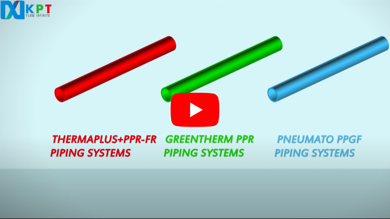 Types of PPR pipes to be used as plumbing pipe for various applications